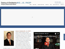 Tablet Screenshot of doctordrukteinis.com